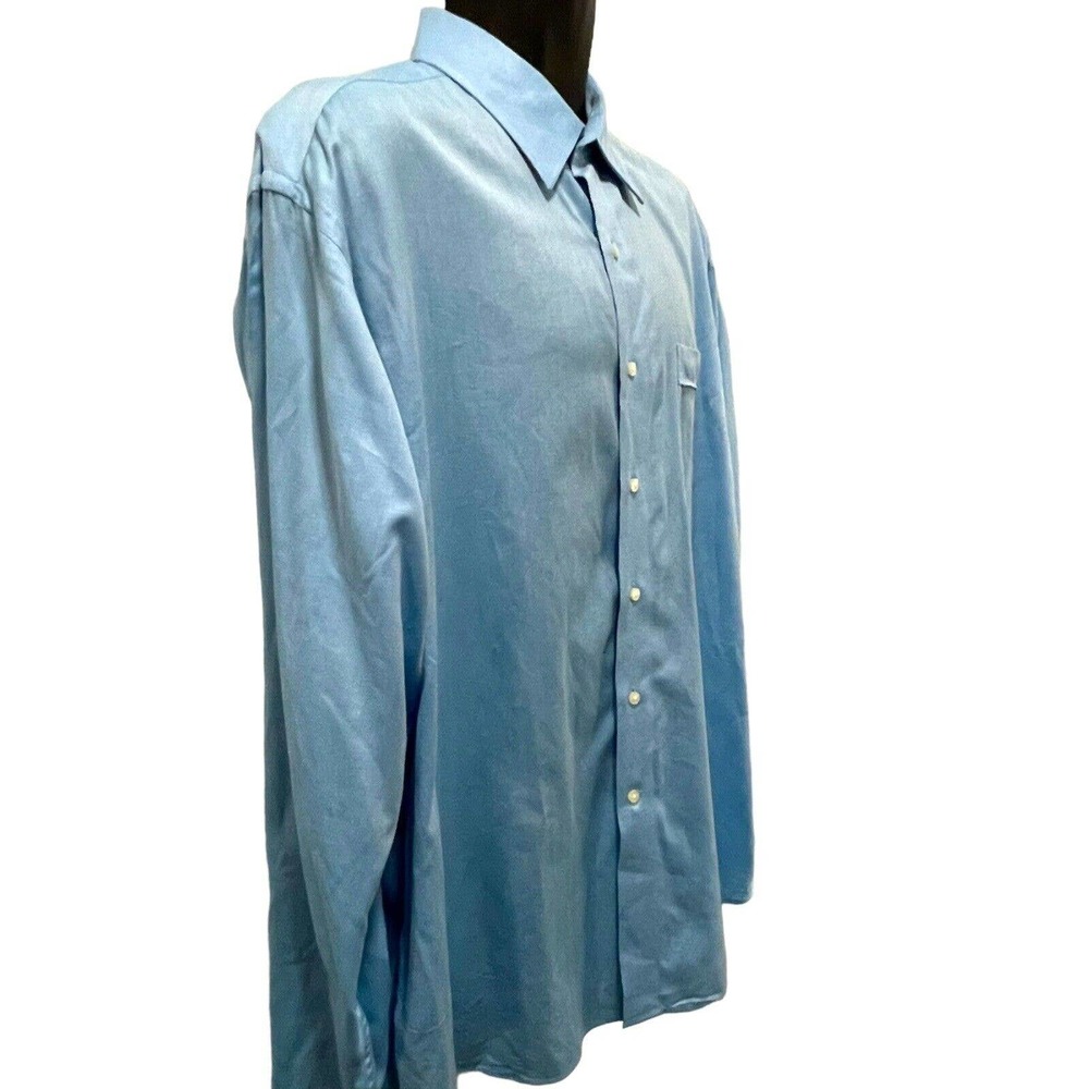 Tommy Bahama Men’s Long Sleeve Button Up Dress Shirt Light Blue Size‎ 17 36 / 37 - Picture 2 of 11